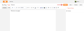 Publish a Static Blogger page
