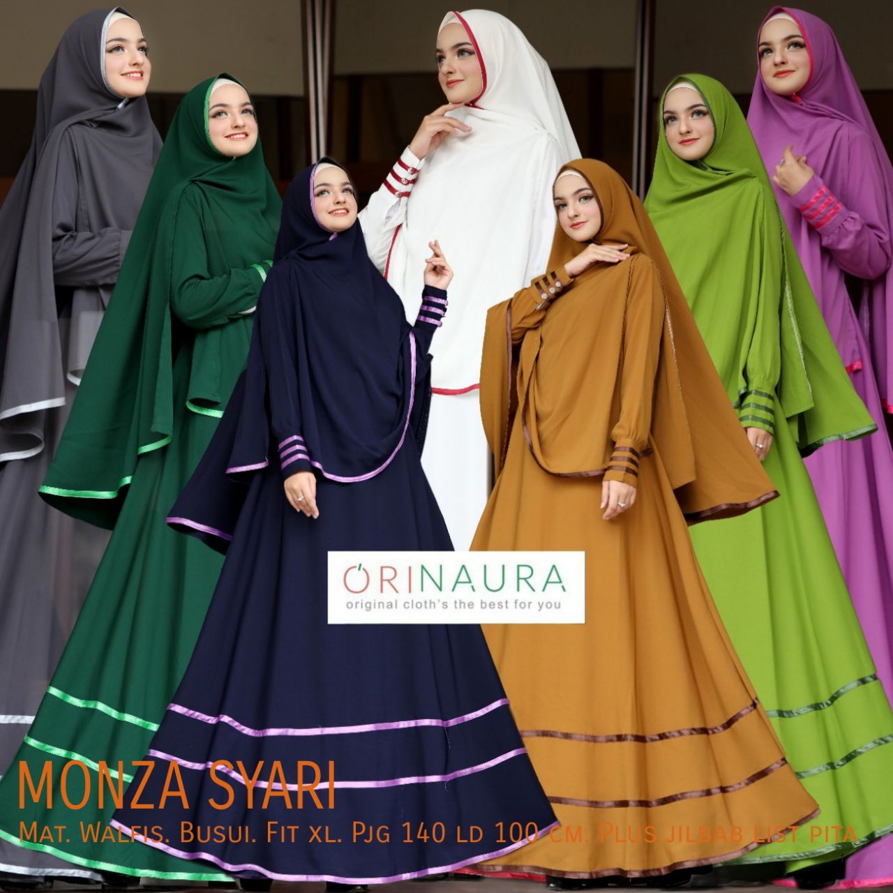 Baju Dress Muslim Set Jilbab Syari by Aliya ~ Ummu Aliya