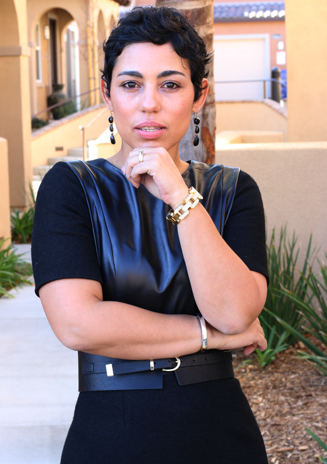 DIY Wool & Leather Dress + Pattern Review B5947 View C Fashion