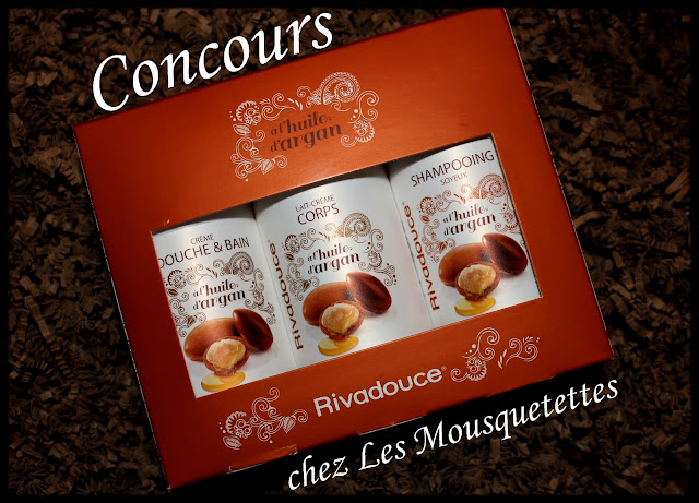 Concours Rivadouce Coffret Argan chez Les Mousquetettes©