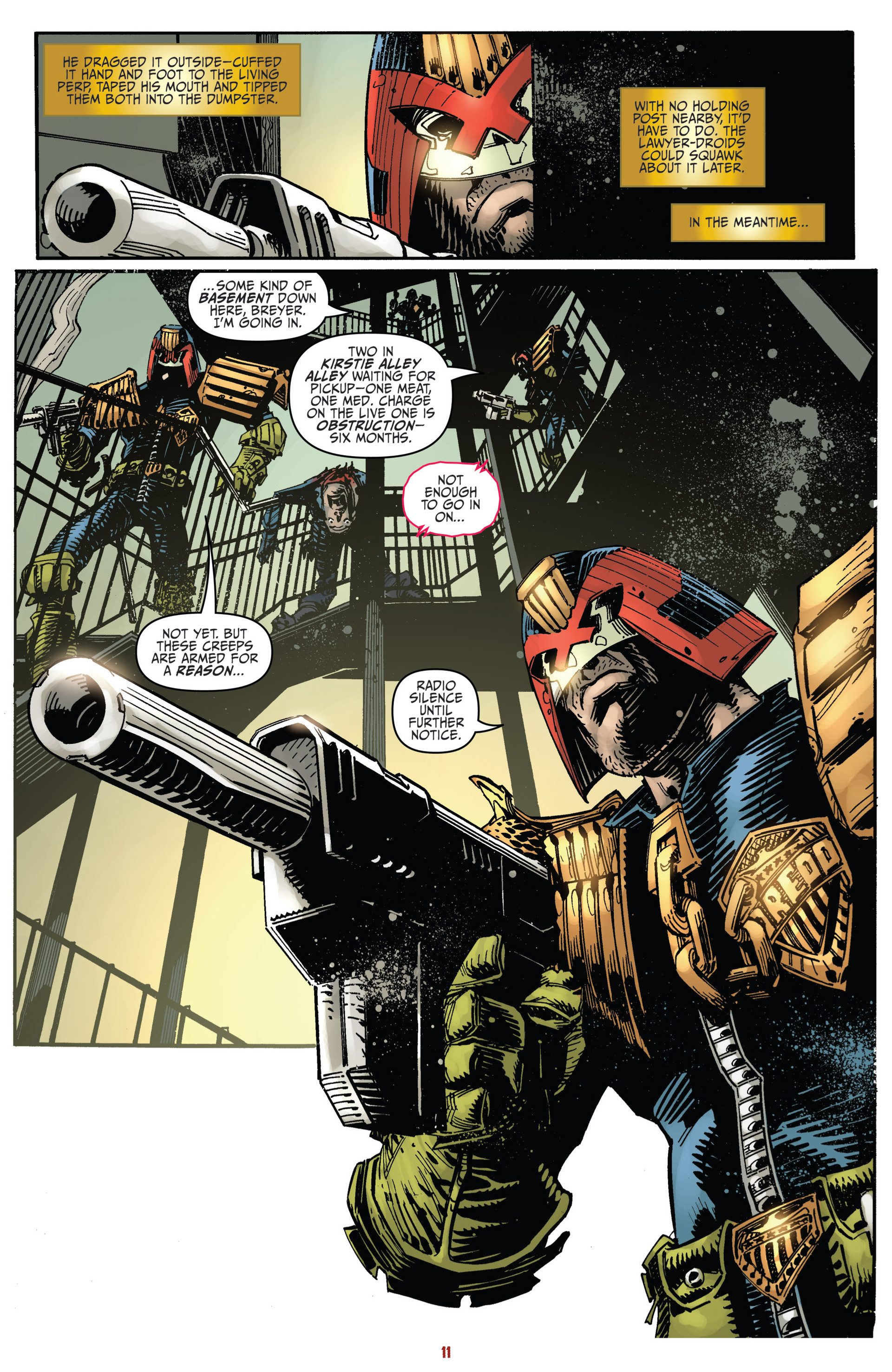 Read online Mars Attacks Judge Dredd comic -  Issue #1 - 15