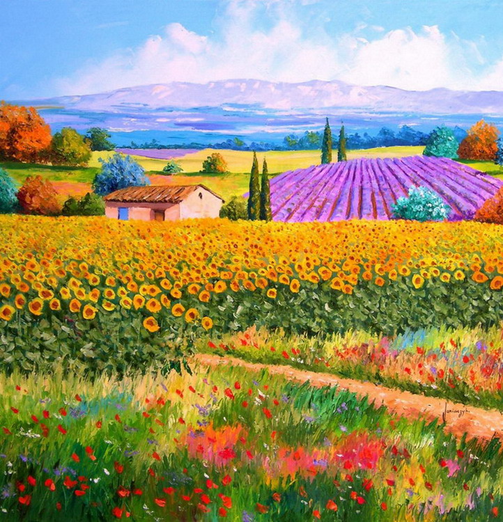 Historia y evolución de la pintura artística : Posters paisajes