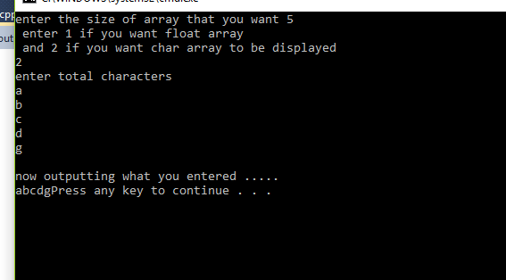 C++ Input and Output array using function - C++programming