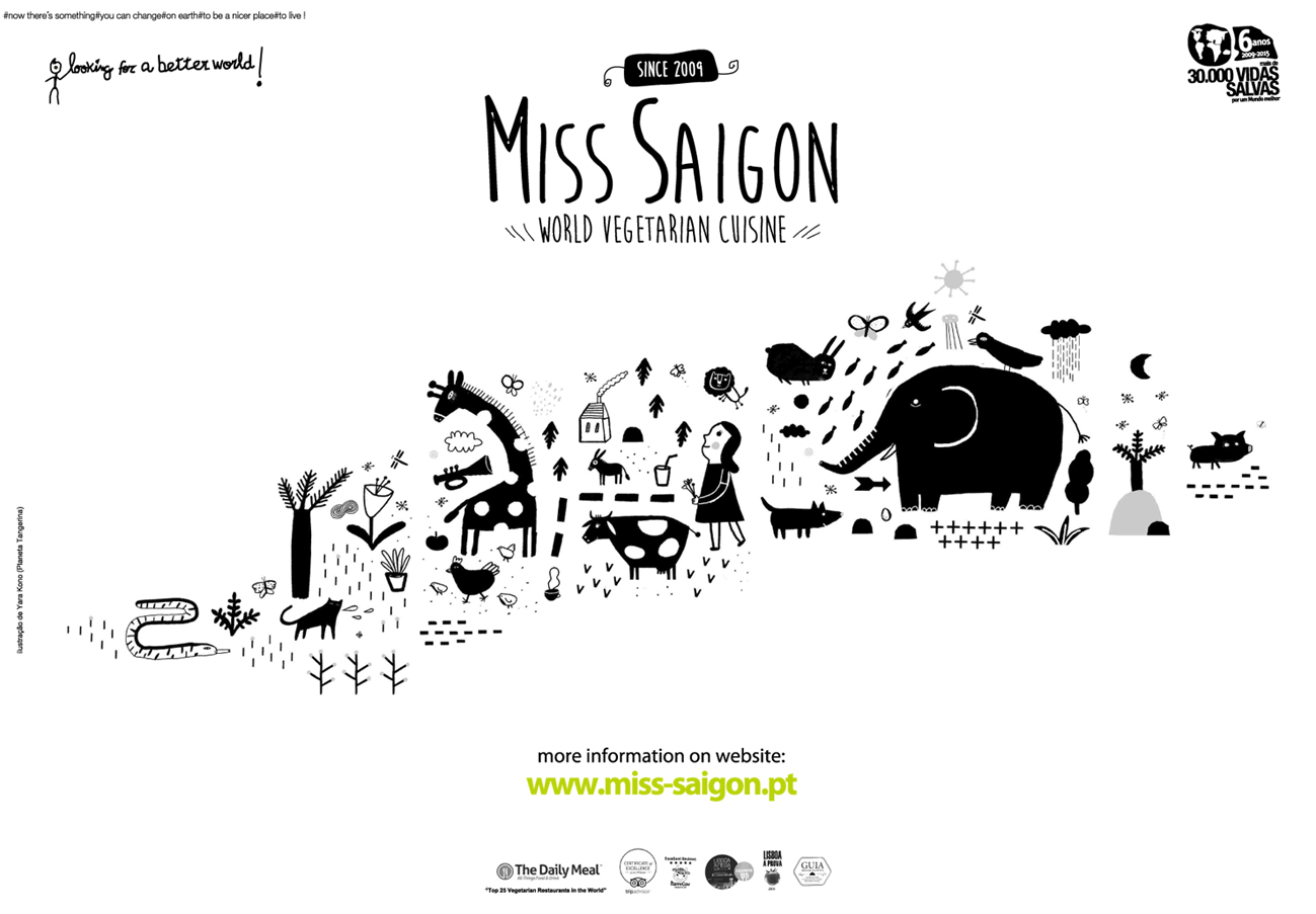 miss saigon - cozinha vegetariana do Mundo