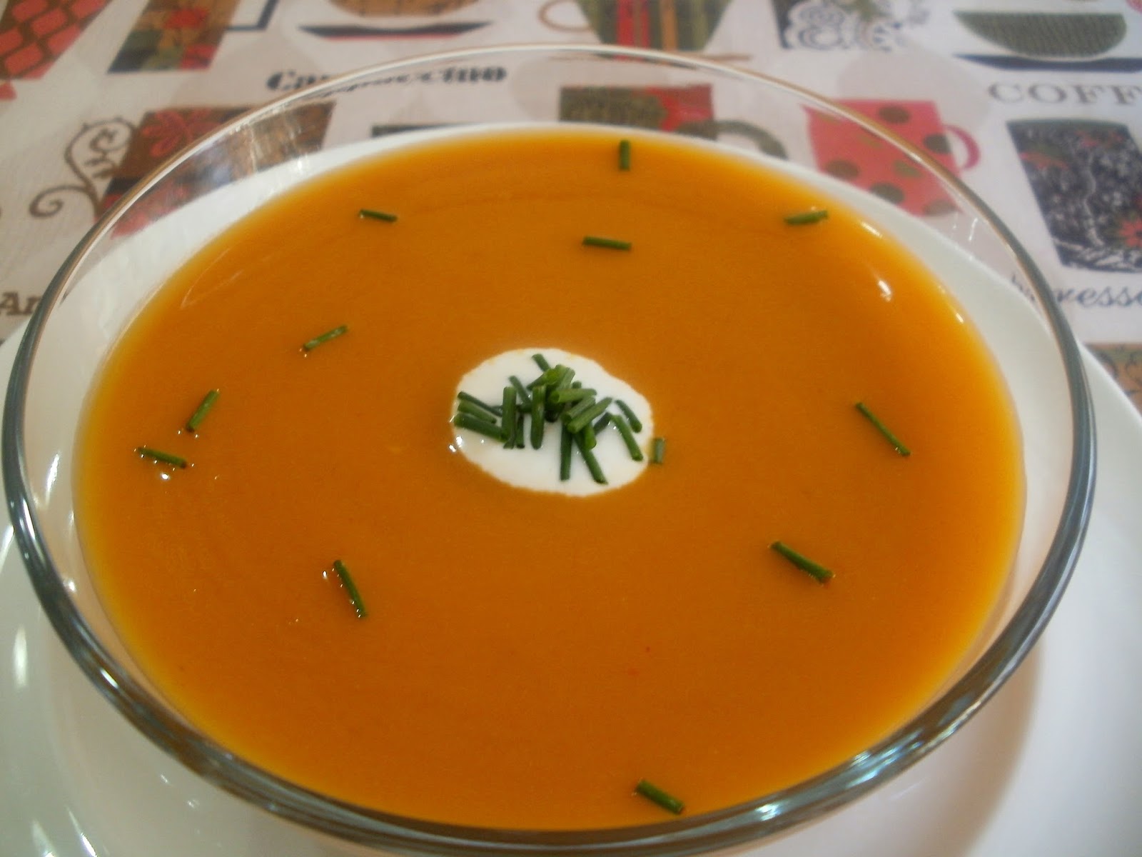 Crema de ahuyama (calabaza)