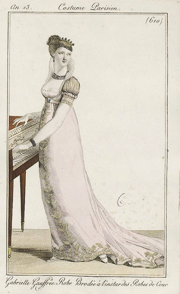 The Empress Eugénie in 18th-century costume 