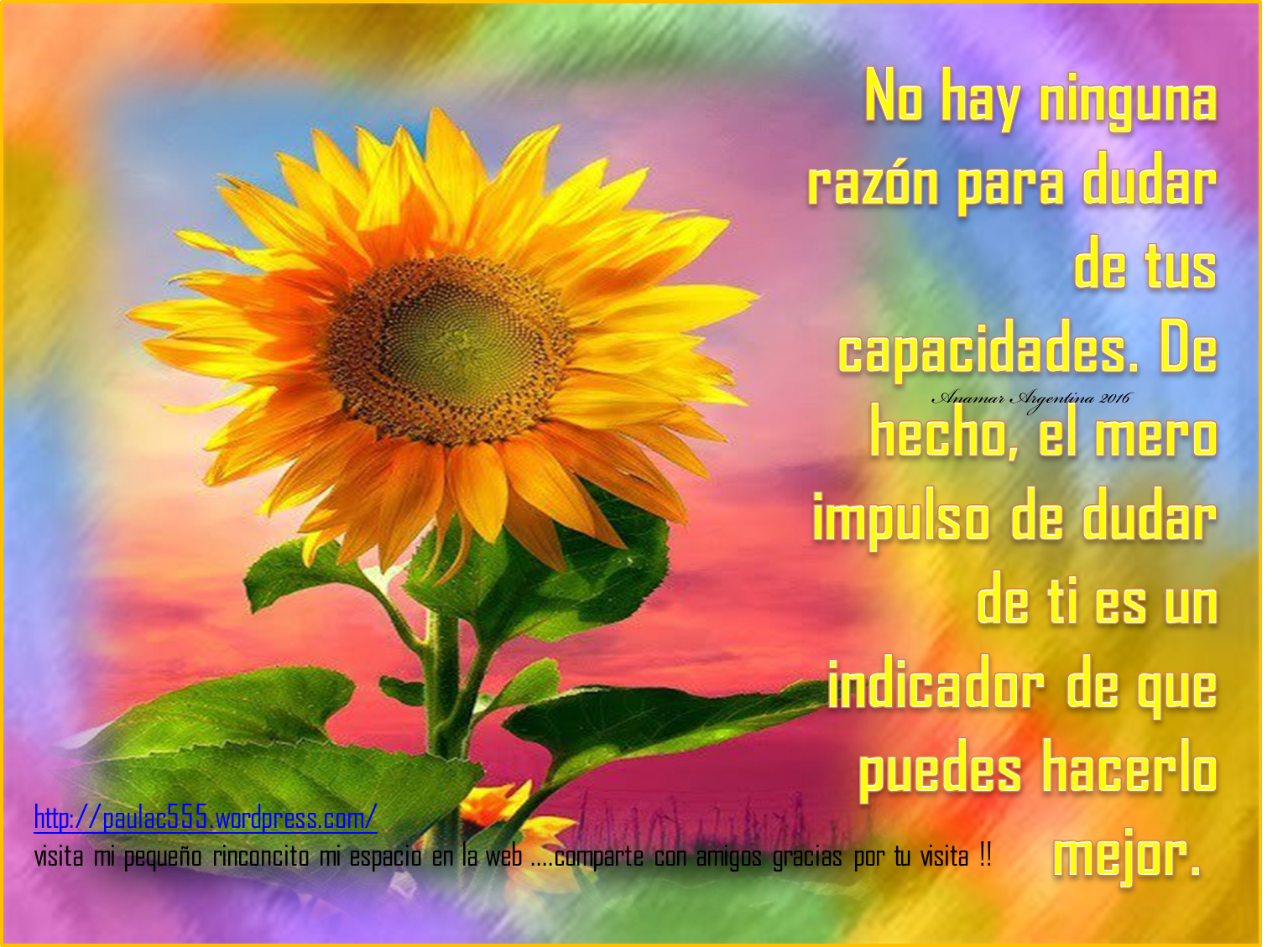 mi pequeño rinconcito -anamar -ARGENTINA: pensamientos positivos ...