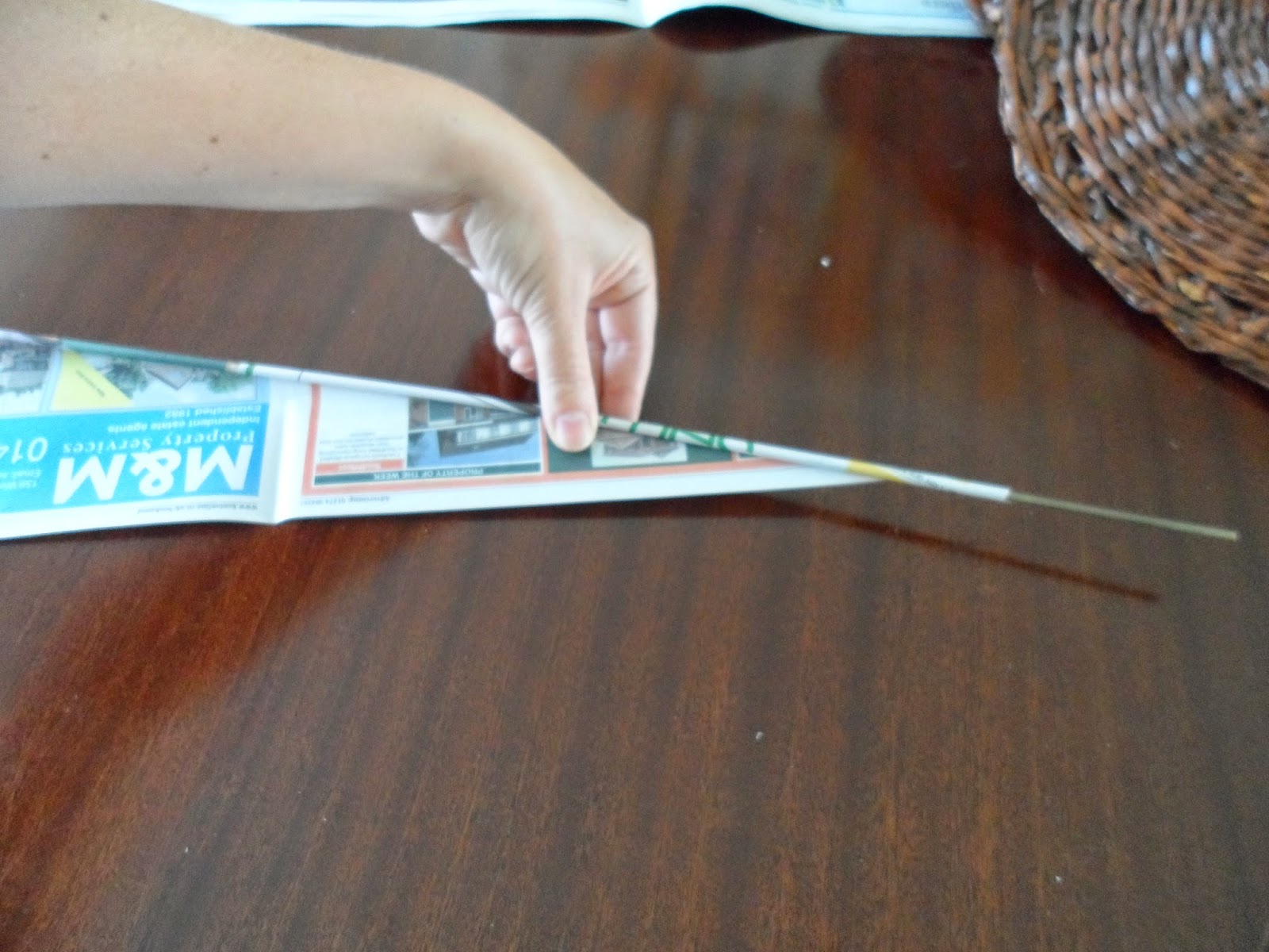 Wicker Land Reni How to make paper wicker stick/tube TUTORIAL