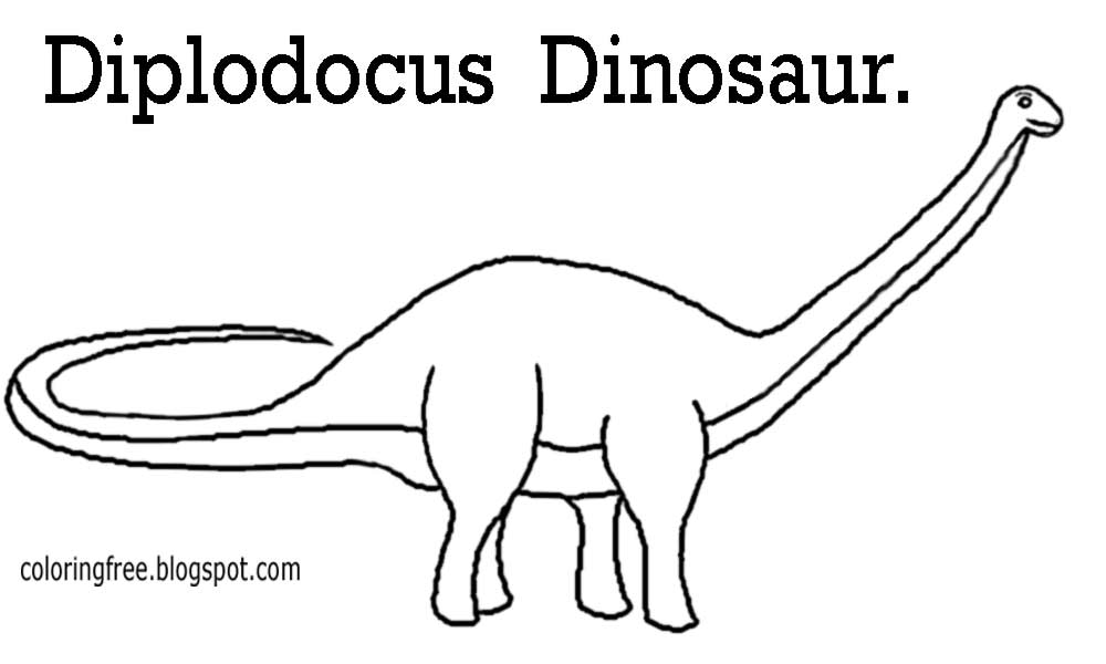 free black and white clipart of dinosaurs - photo #43