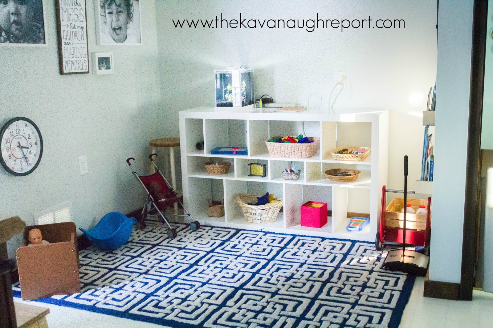 A Peek at Our Montessori Playroom