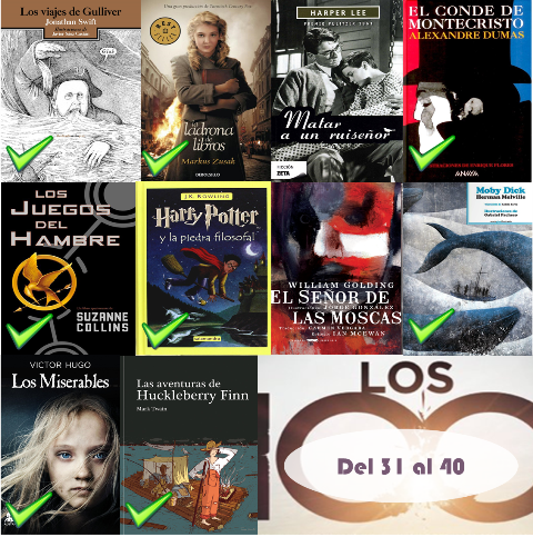 31 al 40 de los 100 mejores libros de todos los tiempos