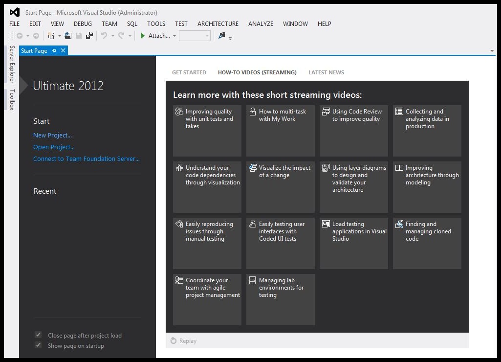 Short stream. Microsoft Visual Studio 2012. Визуал студио 2012. Microsoft Visual Studio Tools фото. Load визуал студио.
