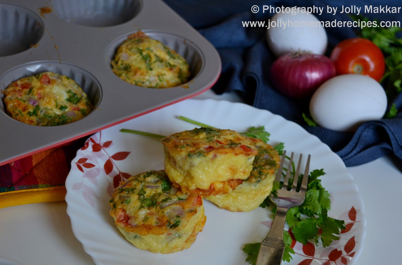 Breakfast Egg Muffins, How to make Easy Egg Muffins | Baked Egg Muffins with Veggies