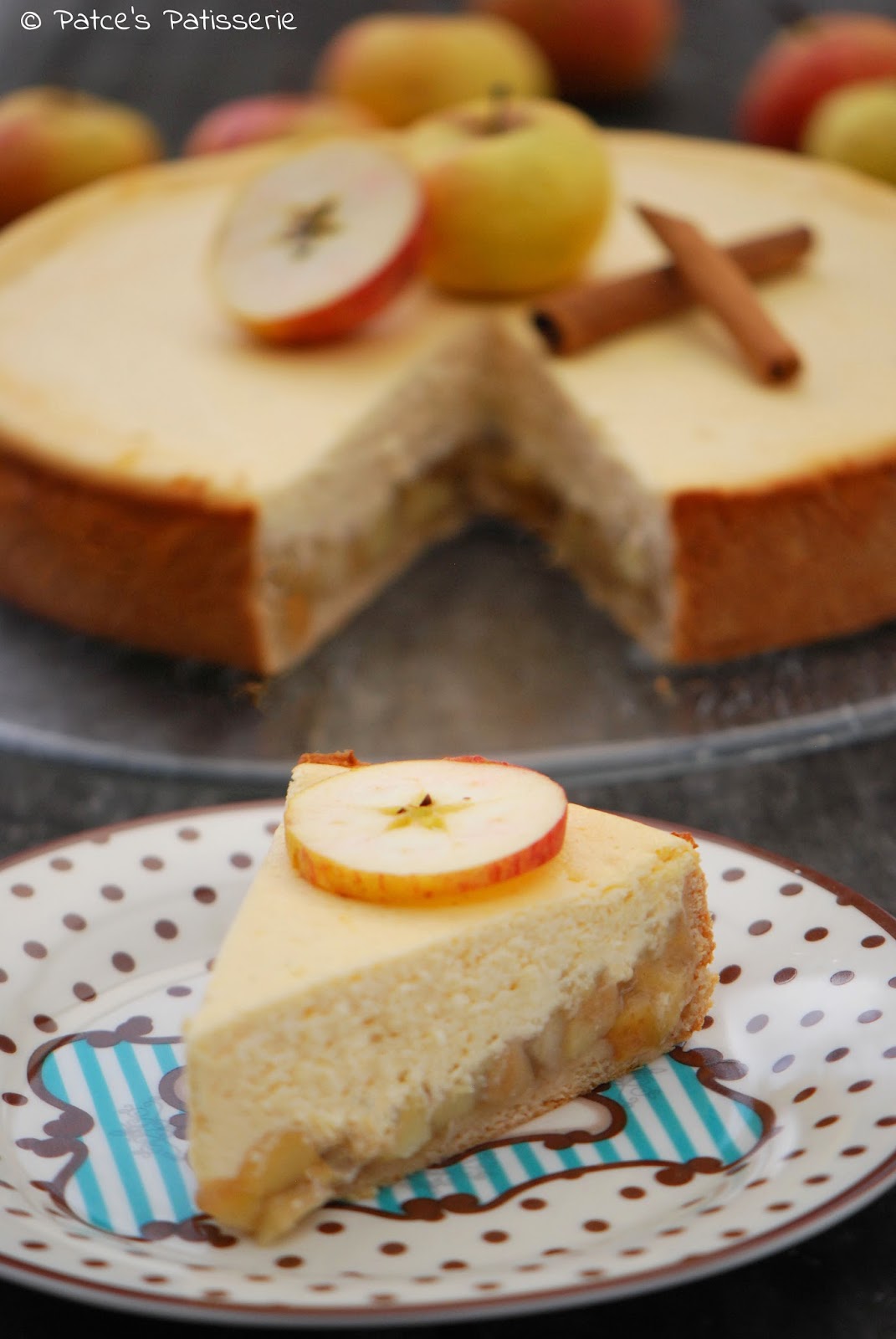 Patces Patisserie: Apfel-Zimt-Käsekuchen {Say cheese...cake!}