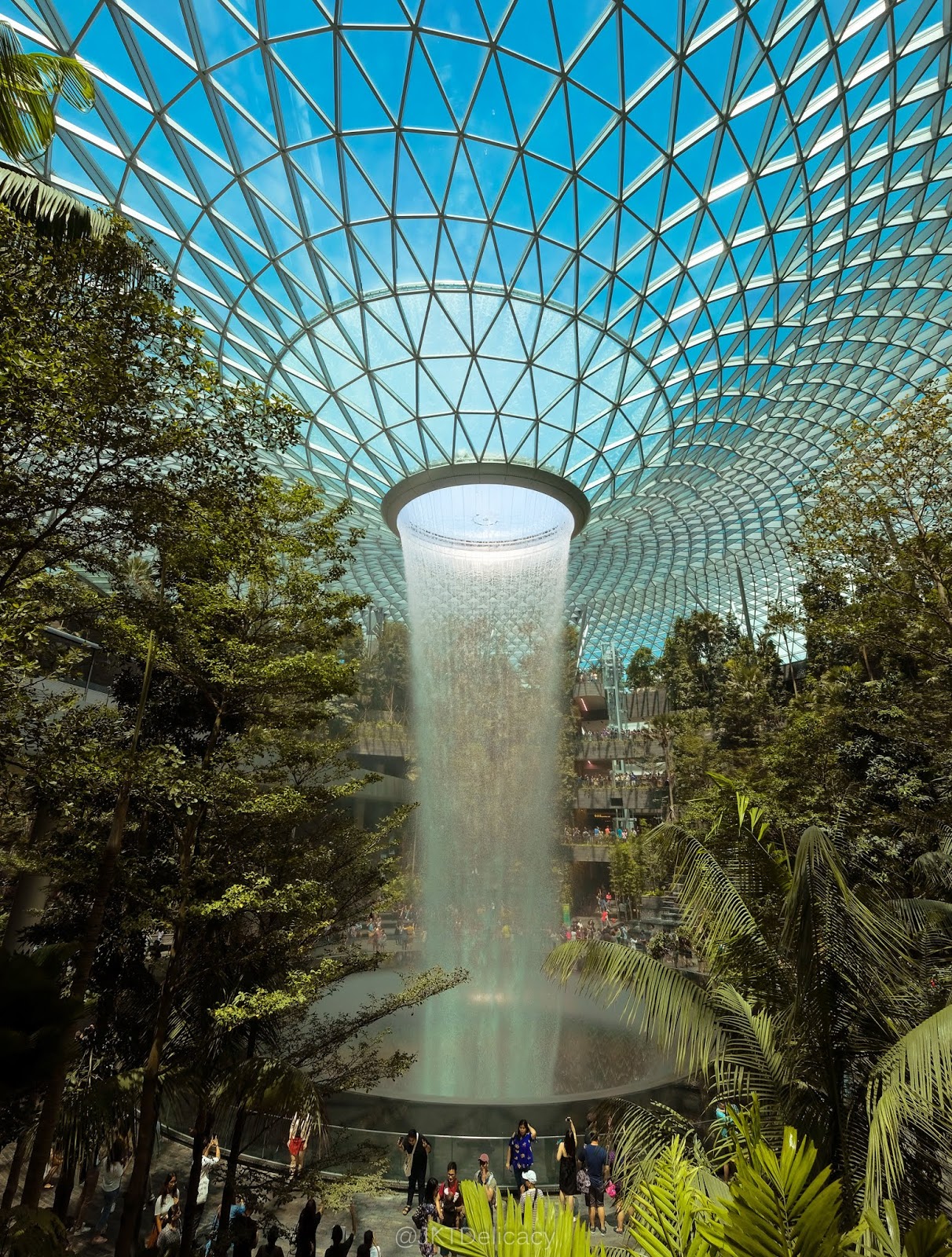 THE WORLD'S LARGEST AND TALLEST INDOOR WATERFALL