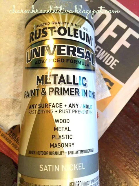 metallic spray paint satin nickel