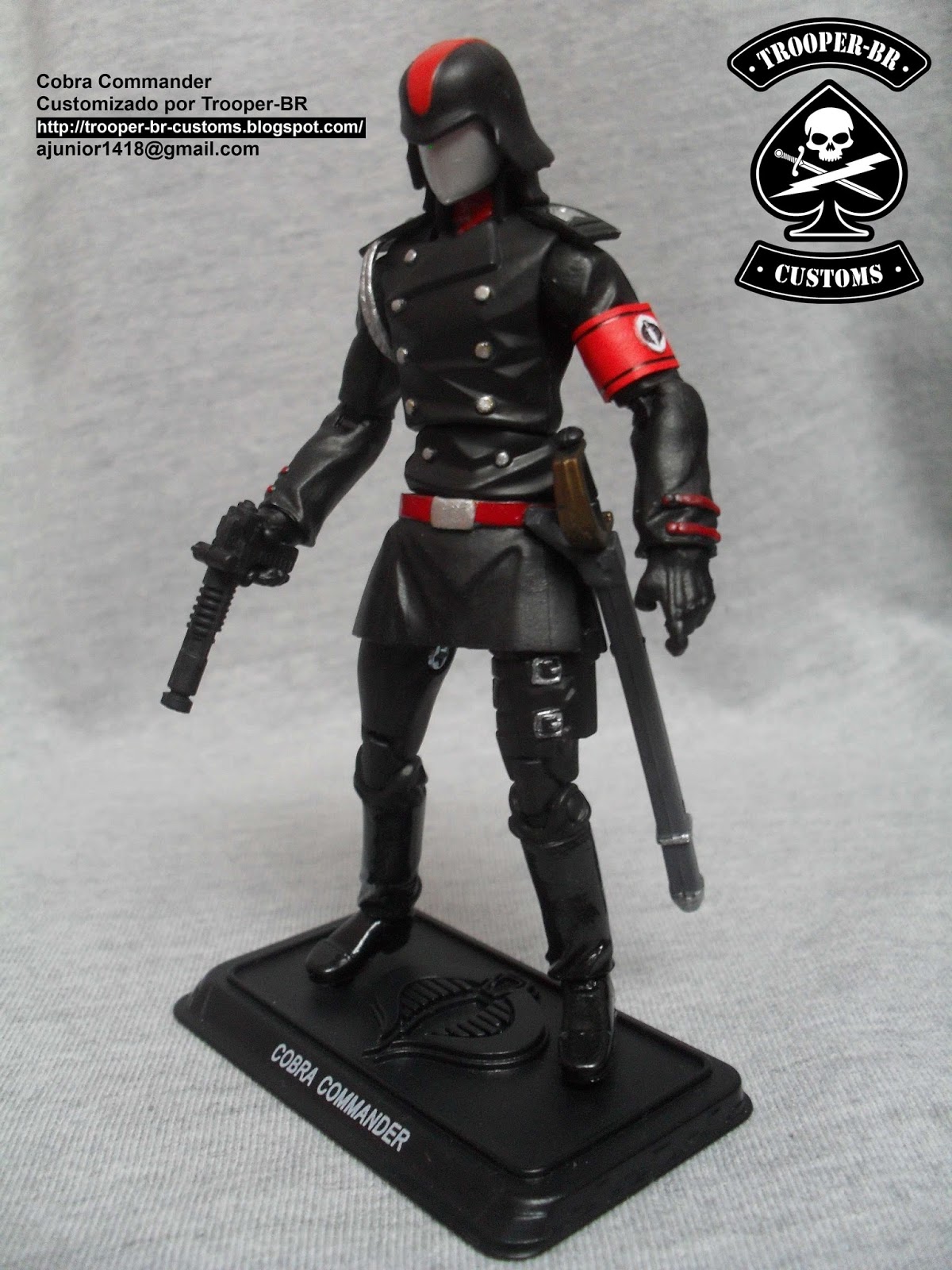 Gi joe Custom Action Figures Cobra Commander