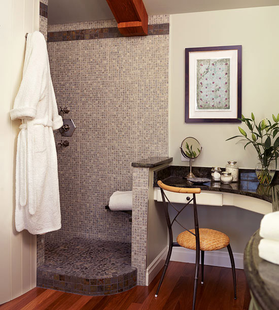 New Home Interior Design: Bathroom Makeup Vanity Ideas