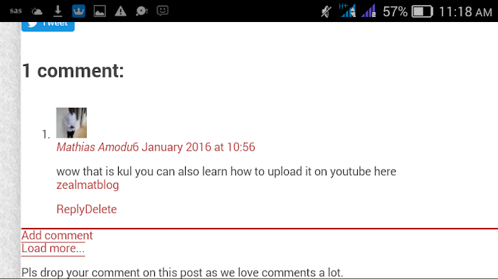 How To Add a Text Link To Blogger Comment