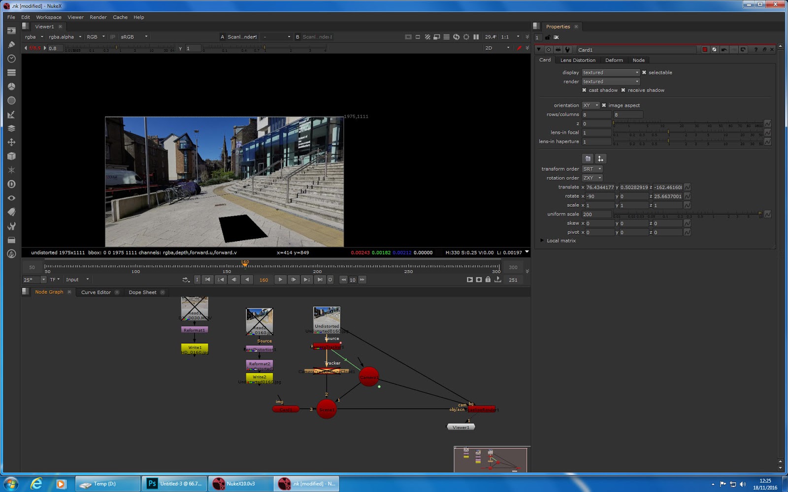 animatedcreativeandreamcswan Nuke X camera tracking