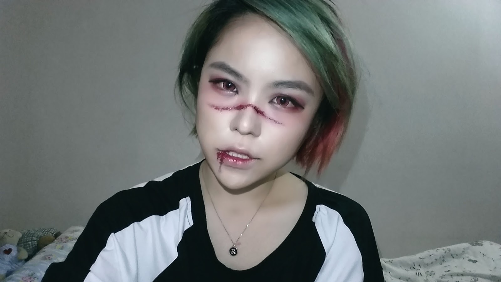 ₒ♦∙ 寝込み ∙♦ₒ FAKE SCAR MAKEUP