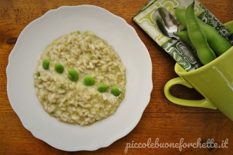 Ricetta Risotto Con Fave Fresche E Pecorino Per Bambini Piccole Buone Forchette