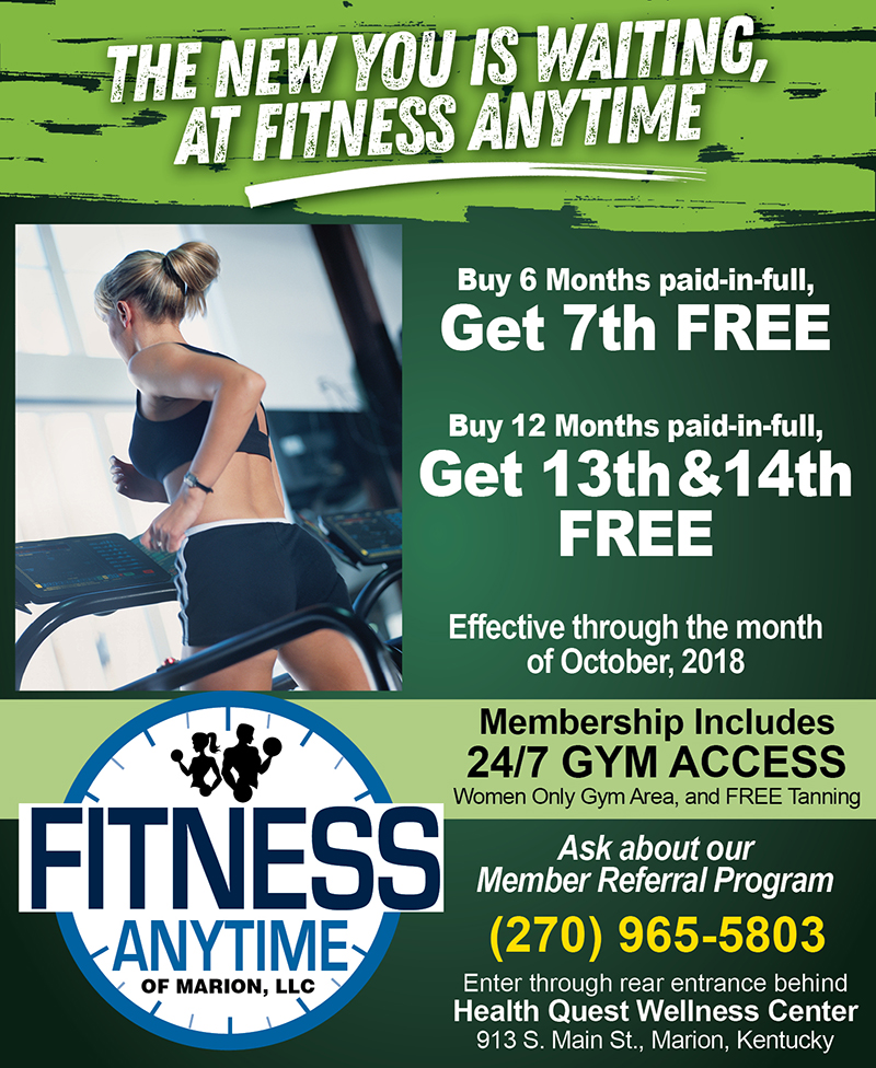 The Press Online: Discounts at Fitness Anytime