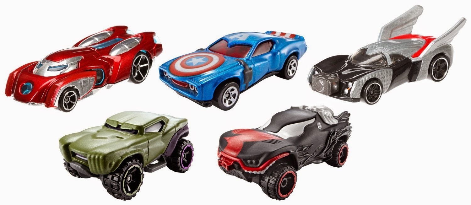 Hot Wheels Marvel Avengers DieCast Vehicle (5Pack)