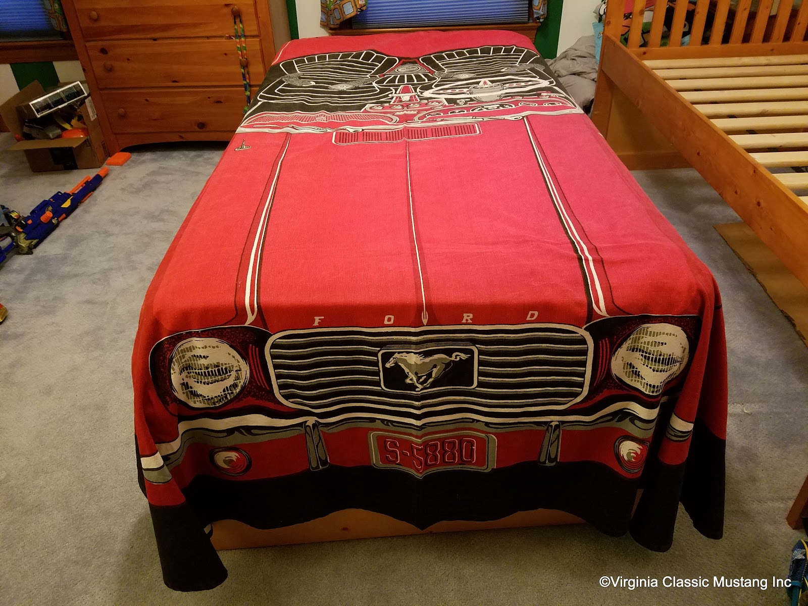 Virginia Classic Mustang Blog Mustang Bedspread From The 1966 Jc