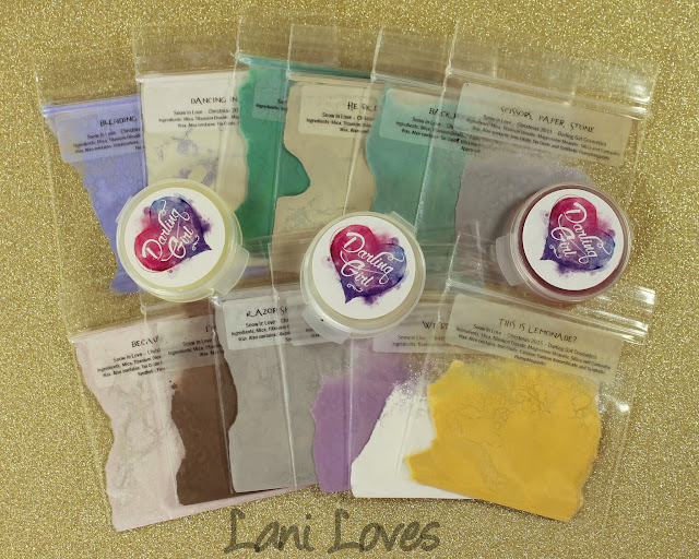Darling Girl Snow in Love Collection - Baby Blushes and Lip Conditioner Swatches & Review