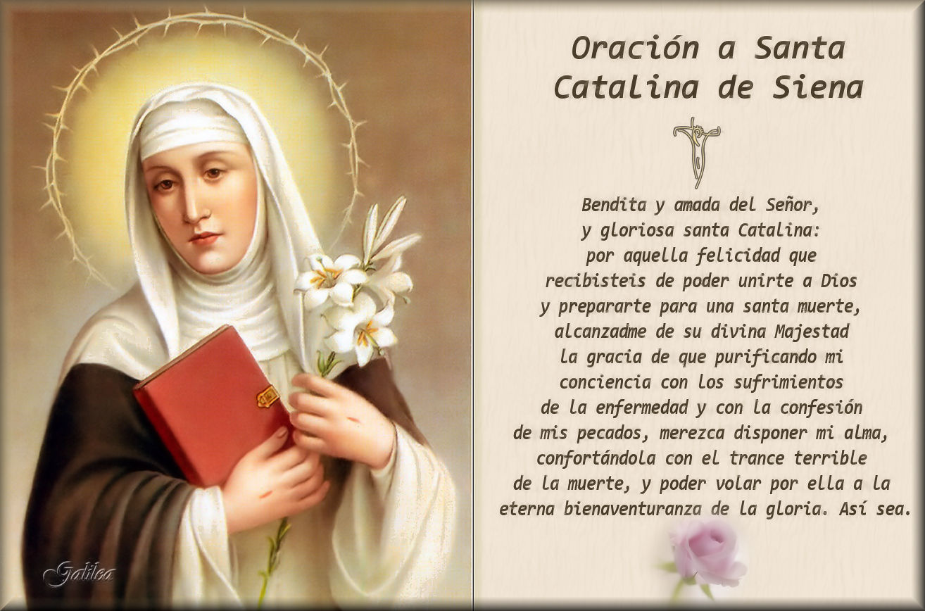Santa María, Madre de Dios y Madre nuestra Oración a Santa Catalina de