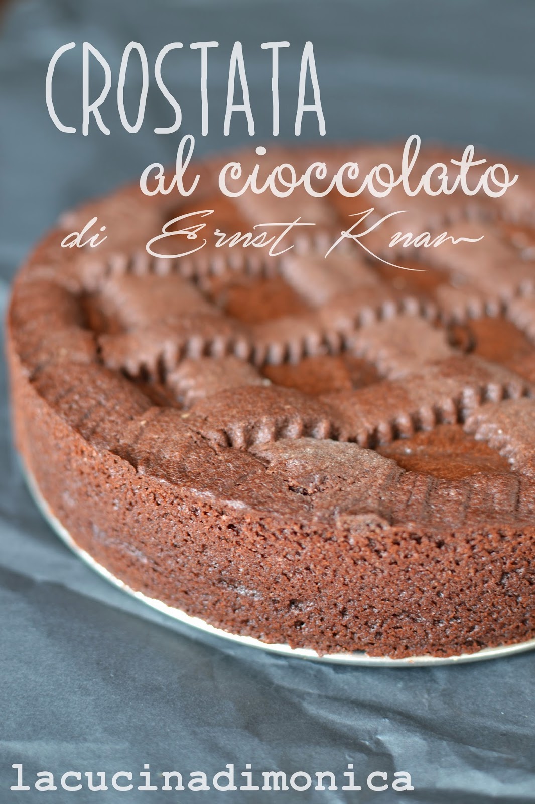 crostata al cioccolato - ricetta di ernst knam