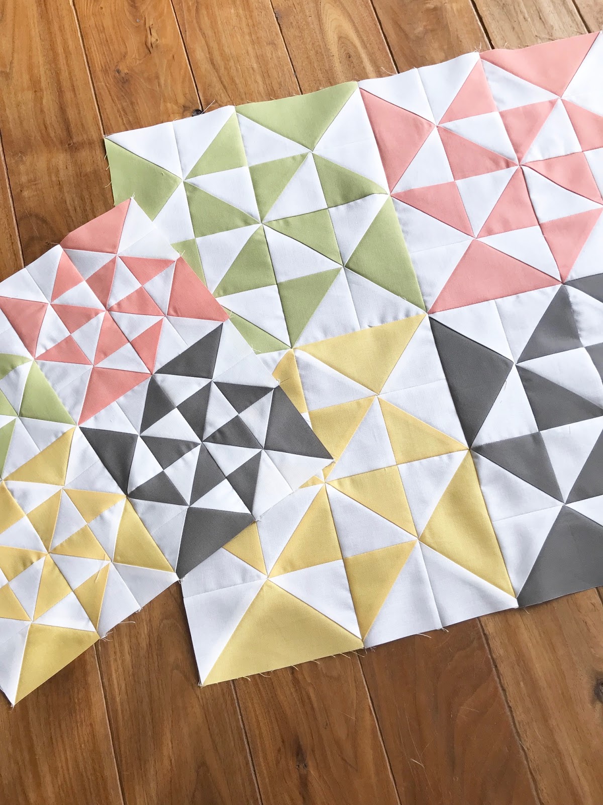 Kairle Oaks Virgin River Quilt Co. Clementine Quilt Along Peaches