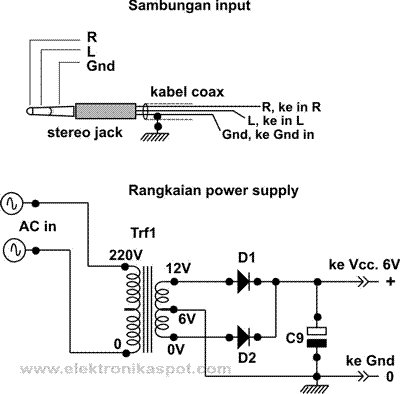 input jack, power-supply