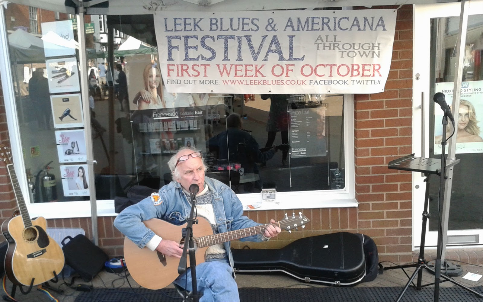 Staffordshire Photo Getting the blues in Leek