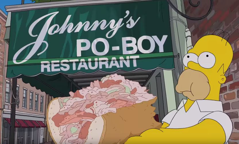 Homer Simpson Eats His Way Through New Orleans!