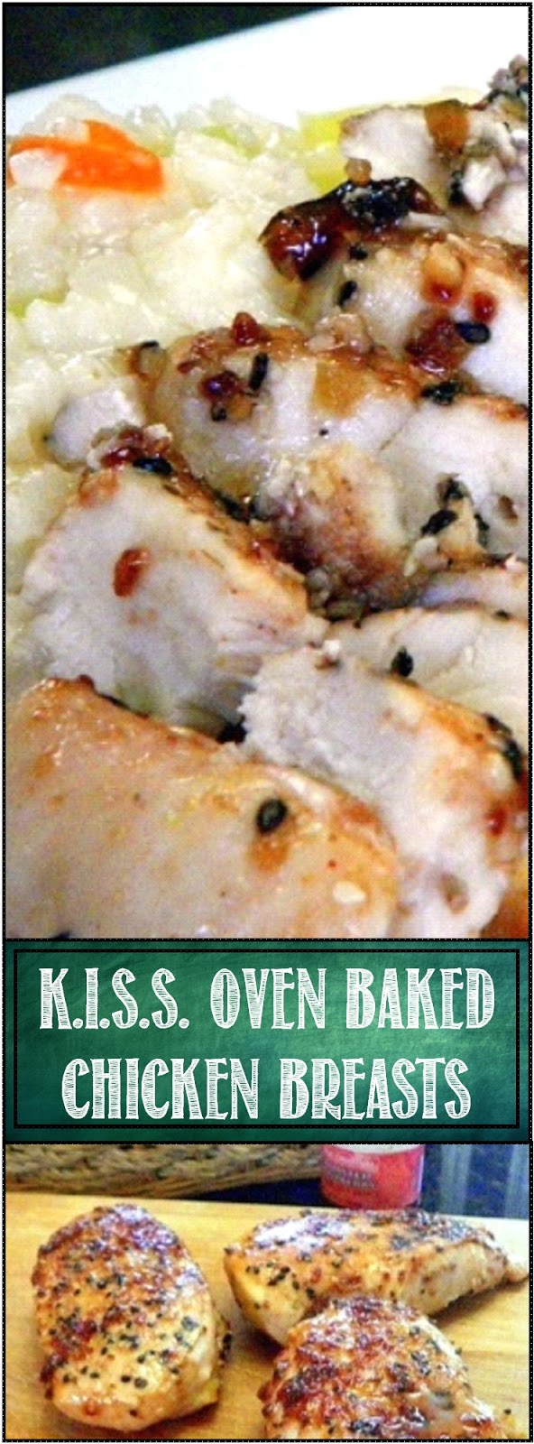 52 Ways to Cook KISS Oven Baked BBQ Chicken Breasts ala 101 Cooking