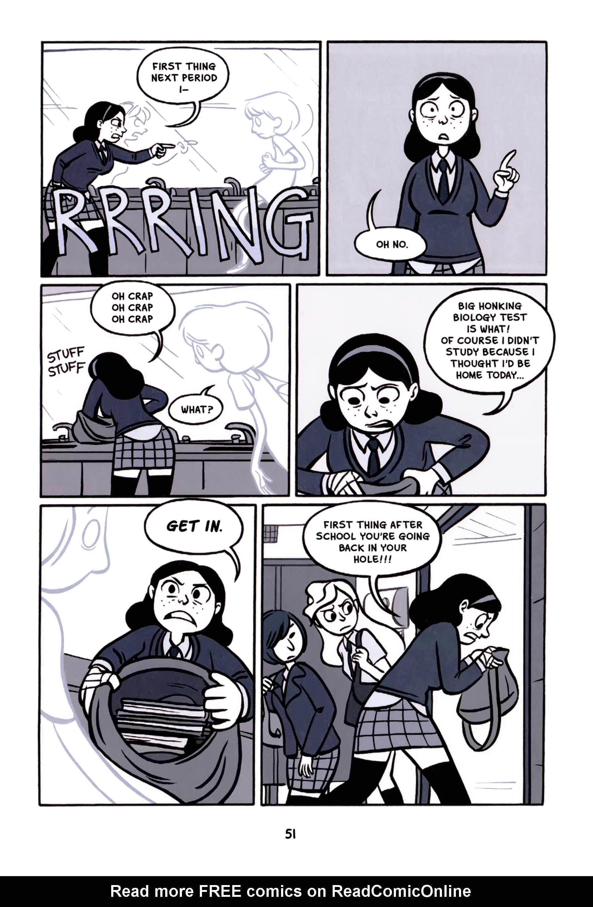 Read online Anya's Ghost comic -  Issue #1 - 52