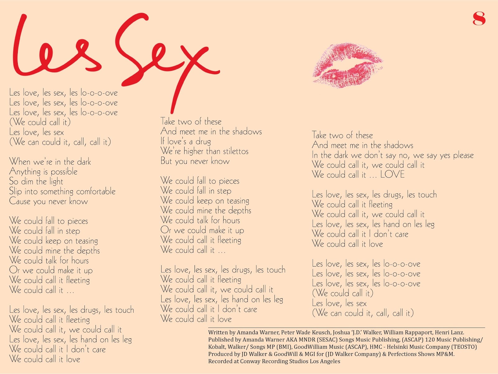 kylie fanmade art kiss me once digital booklet