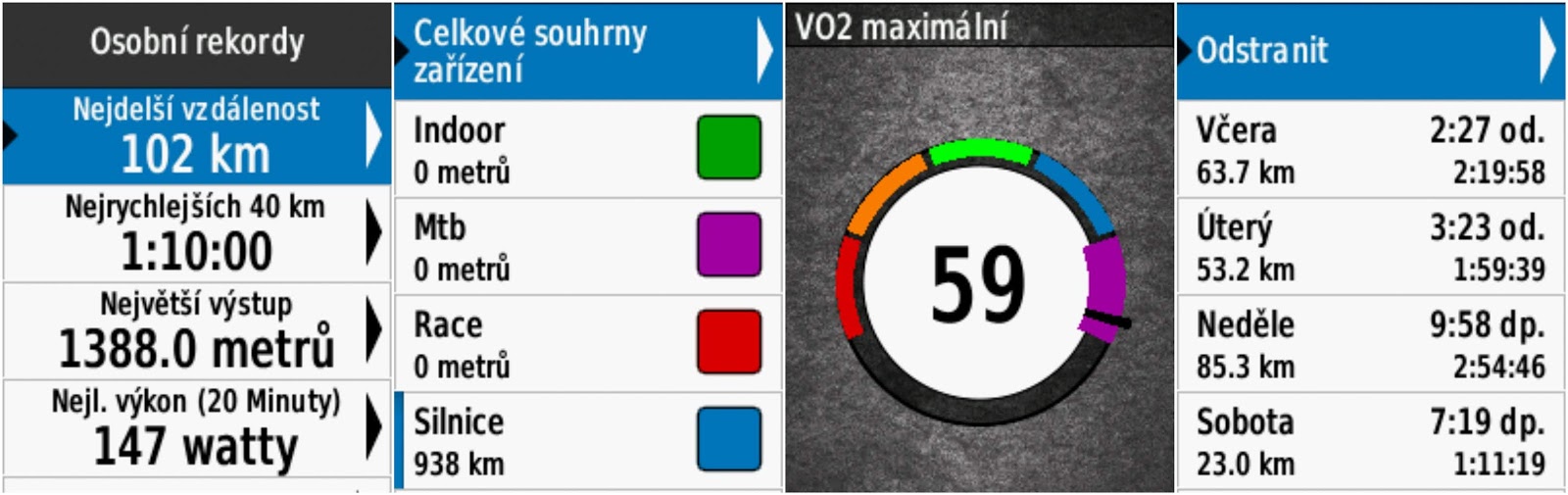 vo2max garmin edge 520