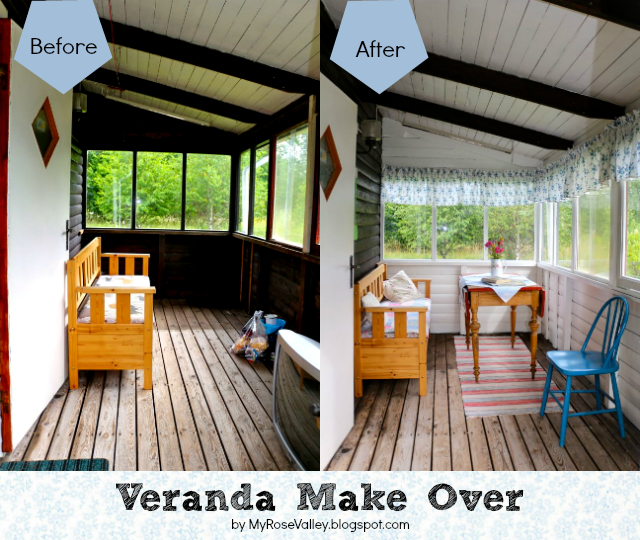 My Rose Valley My veranda make over