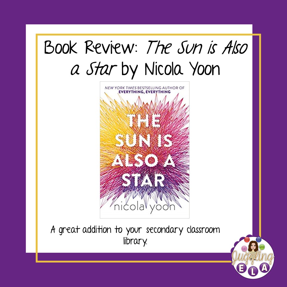 the sun is also a star nicola yoon book review