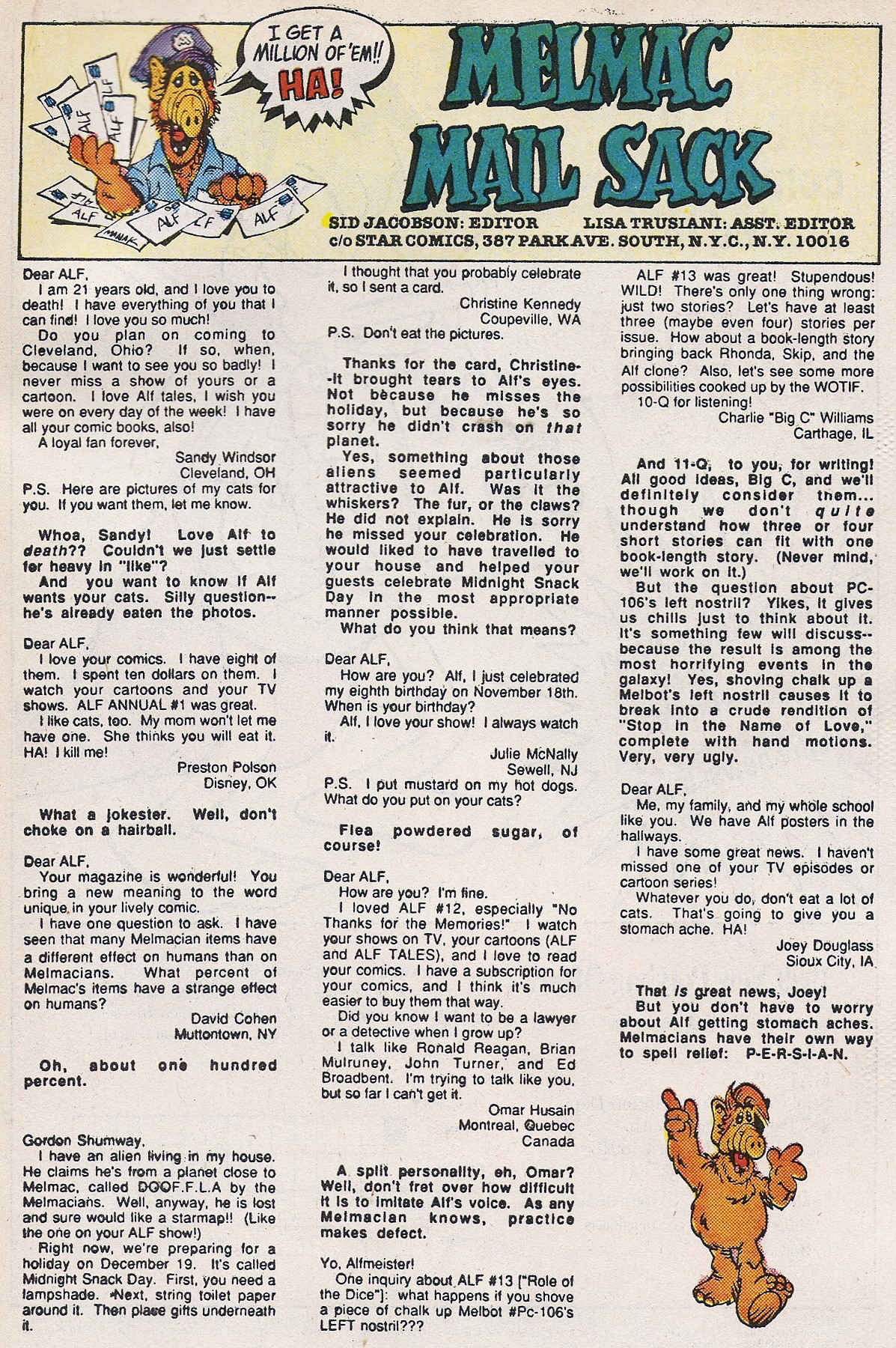 Read online ALF comic - Issue #16 - 33