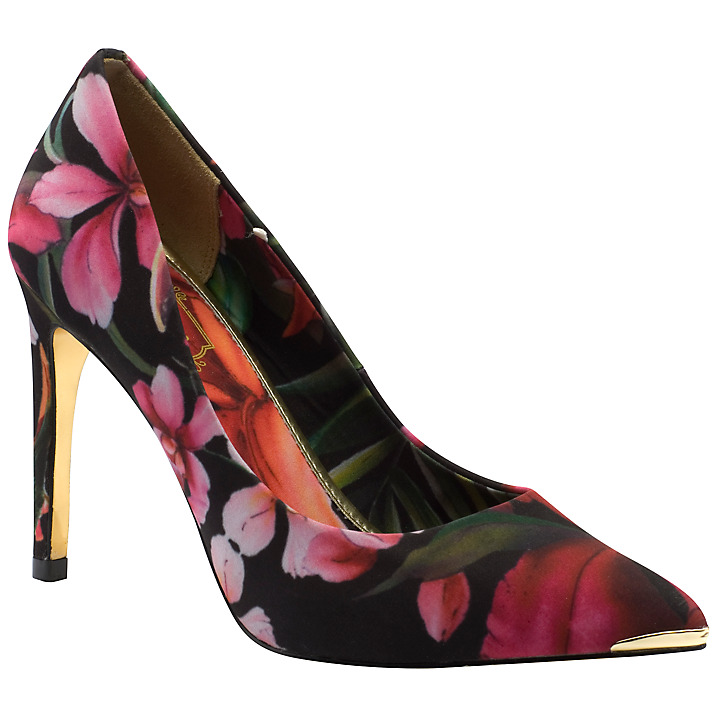 Fashion For Linda: Floral Court Shoes - Floral Heels