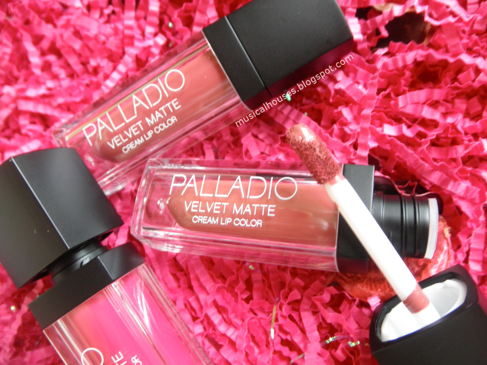 Palladio Velvet Matte Lip Cream Color Reviews, Swatches, Ingredients Analysis of Faces and Fingers