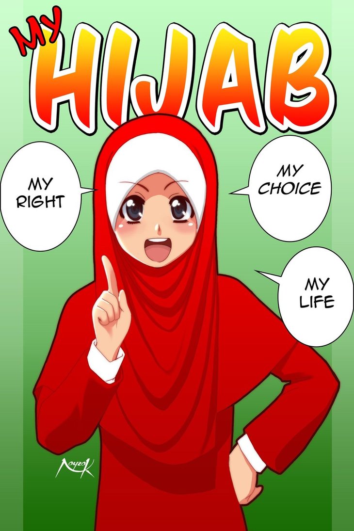 Kartun Muslimah Bergerak Images