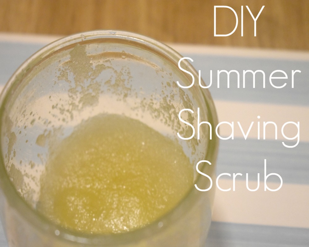 Homemade Summer Shaving Scrub Whimsical Mumblings