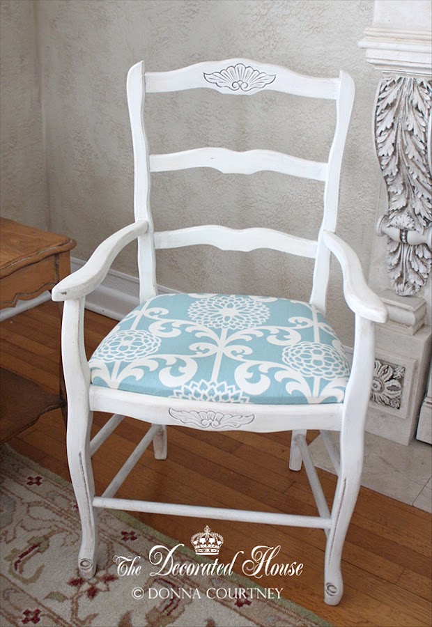The Decorated House How To Upholster A Simple Chair Seat Cushion