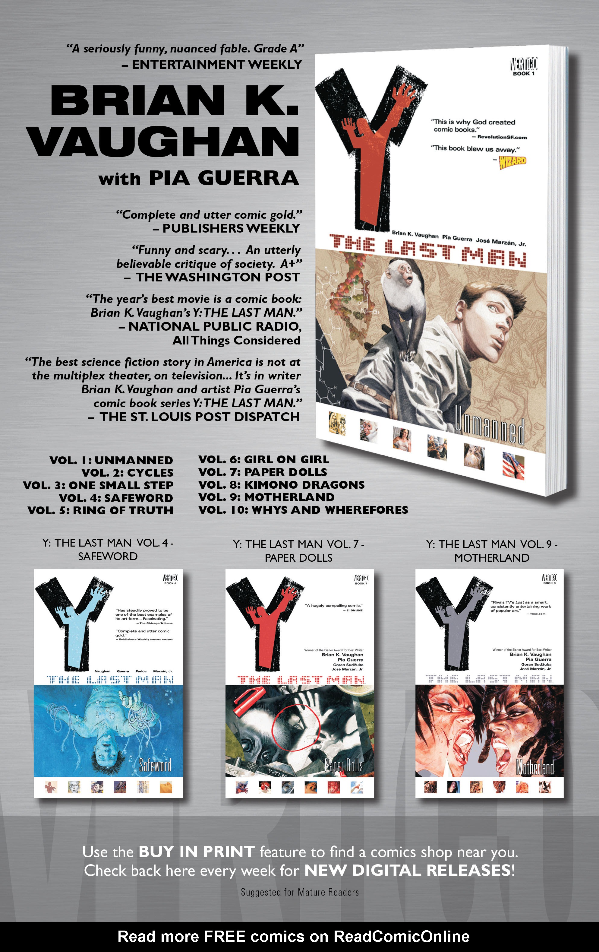 Read online Y: The Last Man (2002) comic -  Issue #52 - 24