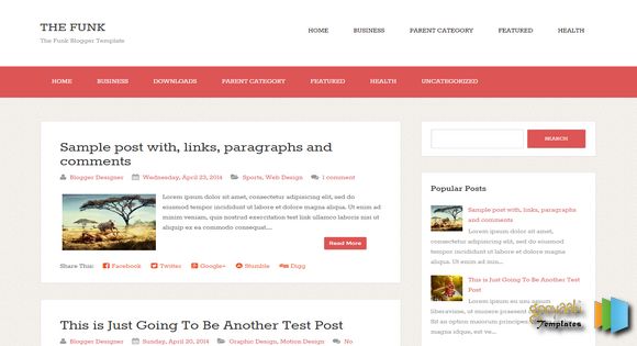 simple blogger templates